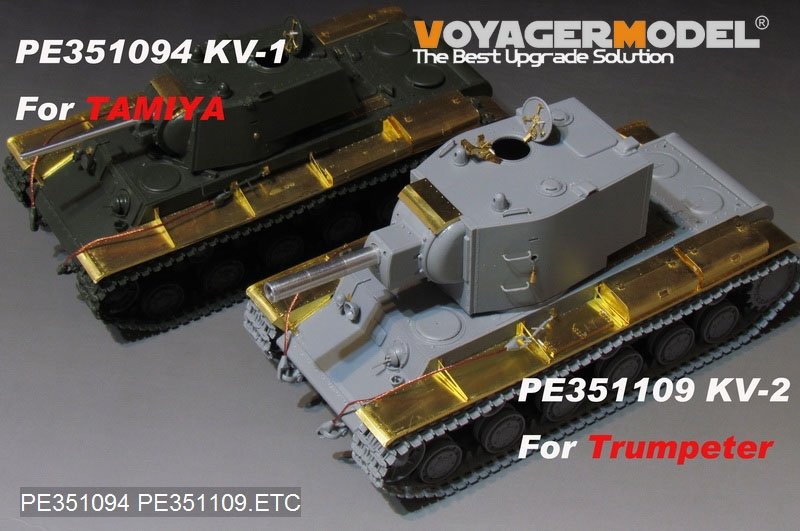 Voyager Model PE351109 WWII Russian KV-2 Basic Upgrade Set For TRUMPETER 1/35 – immagine 8