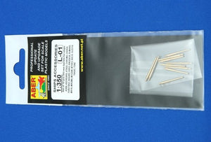 Aber 350L-01 Set of 10 pcs 203 mm barrels for Japan ships 1/350 – zdjęcie 4