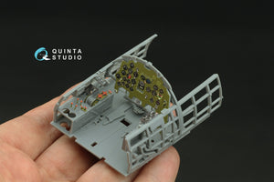 Quinta Studio QD32240 Mitsubishi J2M3 Raiden 3D-Printed &amp;amp; coloured Interior on decal paper (Zoukei Mura) 1/32 – imagen 7