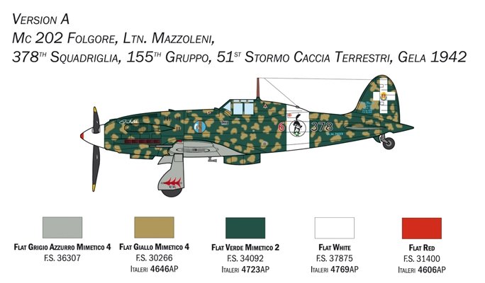 Italeri 1439 MC.202 Folgore 1/72 – immagine 6