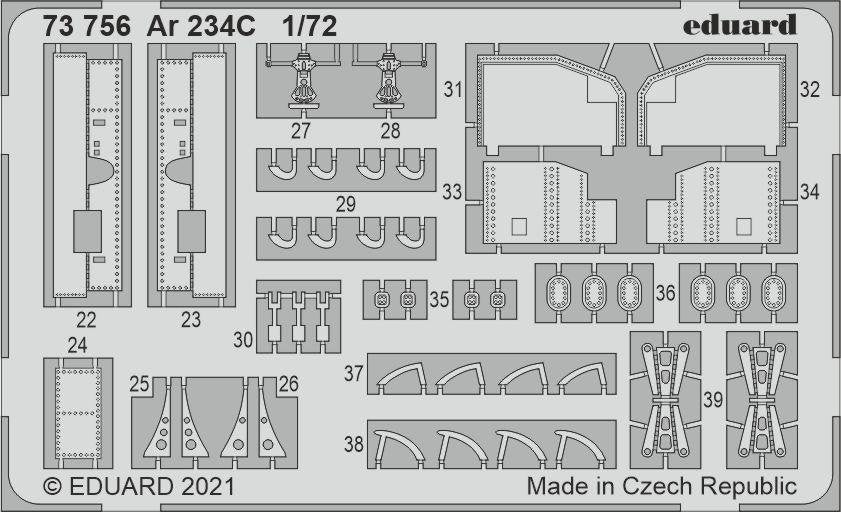 Eduard 73756 Ar 234C HOBBY 2000/DRAGON 1/72 – zdjęcie 2