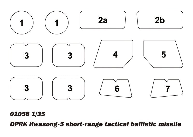 Trumpeter 01058 DPRK Hwasong 5 short-range tactical ballistic missile 1/35 – zdjęcie 19