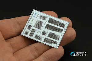 Quinta Studio QDS-48370 F-4E tardif sans DMAS Intérieur imprimé en 3D et coloré sur papier décalcomanie (Meng) (Petite version) 1/48 – image 6
