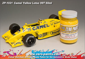 Zero Paints ZP-1021 Team Camel Lotus Yellow (99T -100T) Paint 60ml – Bild 2