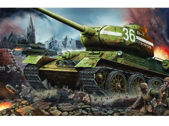 Trumpeter 00902 T-34/85 Model 1944 &amp;quot;Factory No.183&amp;quot; 1/16