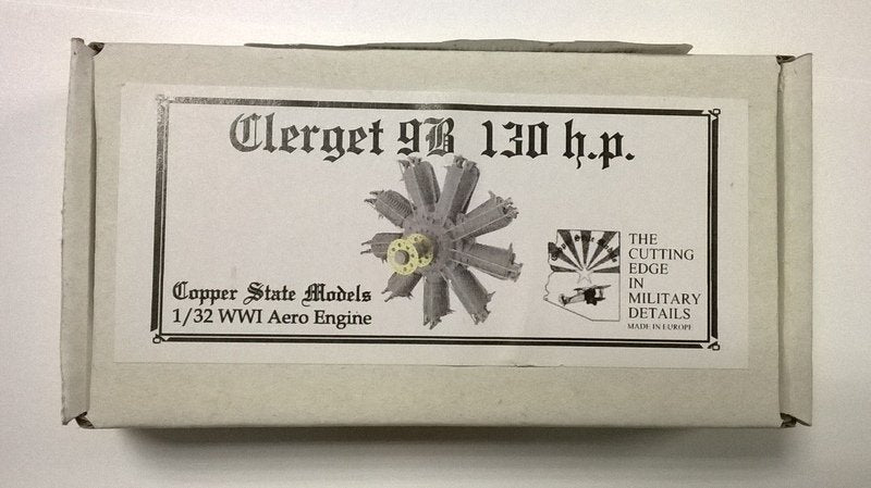 Copper State Models E32-004 Clerget 9B 130 hp 1/32