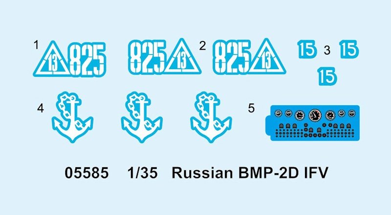 Trumpeter 05585 Russian BMP-2D IFV – immagine 4