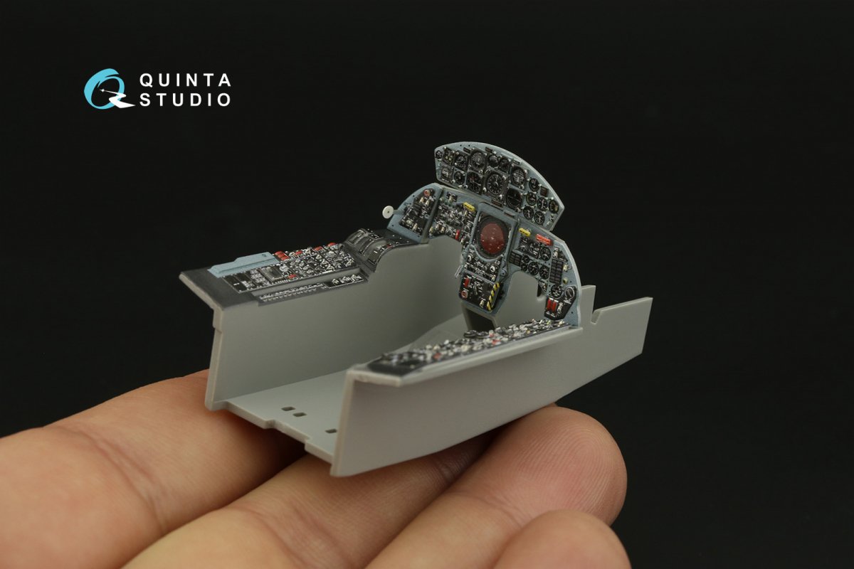 Quinta Studio QDS-32141 F-104G 3D-Printed &amp;amp; coloured Interior on decal paper (Italeri) (small version) 1/32 – zdjęcie 9