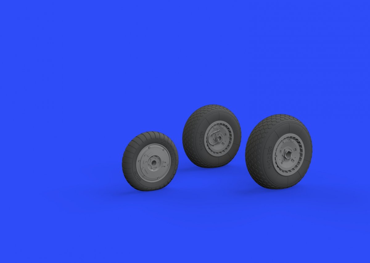 Eduard 632100 Me 262 wheels REVELL 1/32 – image 3