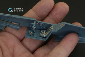 Quinta Studio QD48083 Bf 109F-2/F-4 3D-Printed &amp;amp; coloured Interior on decal paper (for Eduard kit) 1/48 – zdjęcie 8