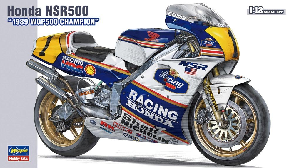 Hasegawa 21504 (BK4) Honda NSR500 1989 WGP500 Champion 1/12