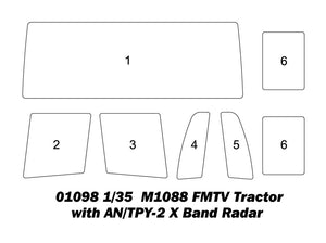 Trumpeter 01098 M1088 FMTV Tractor with AN/TPY-2 X Band Radar 1/35