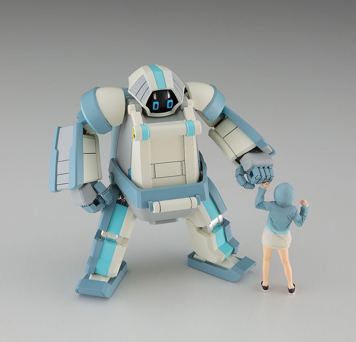 Hasegawa 64793 Creator Works MechatroChunk 02 &amp;#39;Grayish Mint&amp;#39; &amp;amp; Support Girl 1/35 – imagen 2