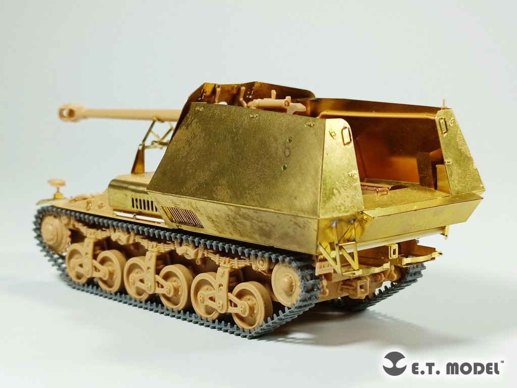 Maquette ET Model P35-031 Chasseur de chars allemand Sd.Kfz. 135 Jagdpanzer Marder I (Lorraine) de la Seconde Guerre mondiale, chenilles fonctionnelles (impression 3D), échelle 1/35 – image 7
