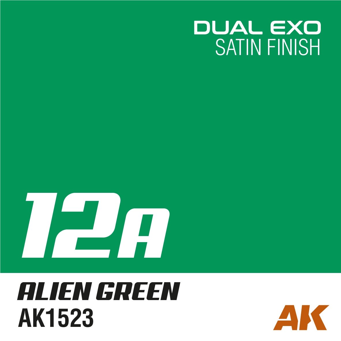 AK Interactive AK1556 DUAL EXO SET 12 – 12A ALIEN GREEN &amp;amp; 12B VIRIDIAN GREEN – zdjęcie 2