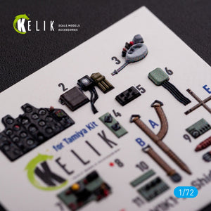 KELIK K72075 N1K1-Ja Shiden Type 11 interior 3D decals for Tamiya kit 1/72 – Bild 3