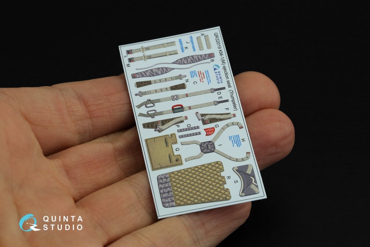 Quinta Studio QD32121 MiG-21UM 3D-Printed &amp;amp; coloured Interior on decal paper (Trumpeter) 1/32 – imagen 13