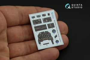 Intérieur imprimé en 3D et coloré sur papier décalcomanie Quinta Studio QD35054 Ju 87G (Border Model) 1/35 – image 8
