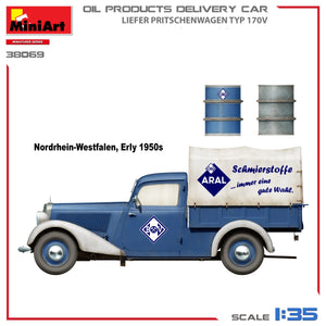 MiniArt 38069 OIL PRODUCTS DELIVERY CAR, LIEFER PRITSCHENWAGEN TYP 170V 1/35 – immagine 4