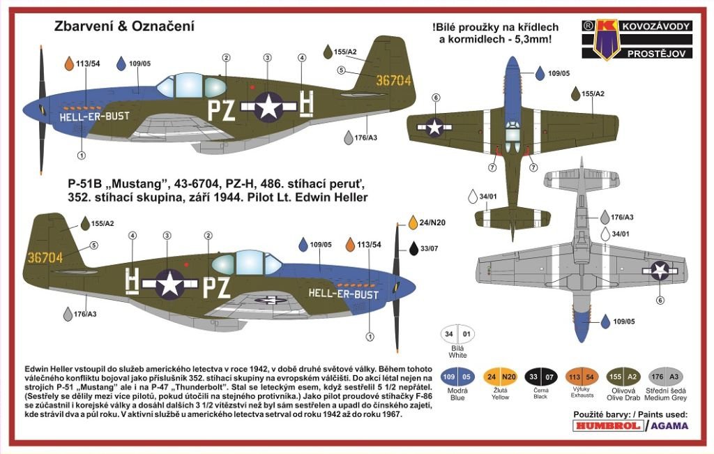 Kovozavody Prostejov CLK0003 P-51B MUSTANG 1/72 – image 2