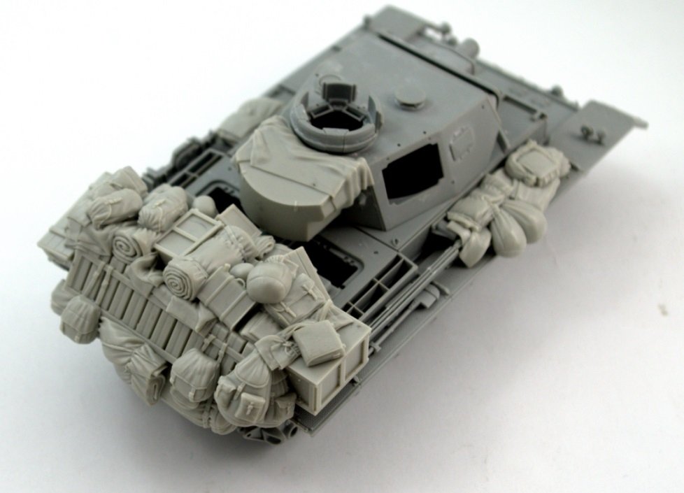 Panzer Art RE35-539 Stowage set for Pz.Kpfw III (Ausf J-N) 1/35 – immagine 3
