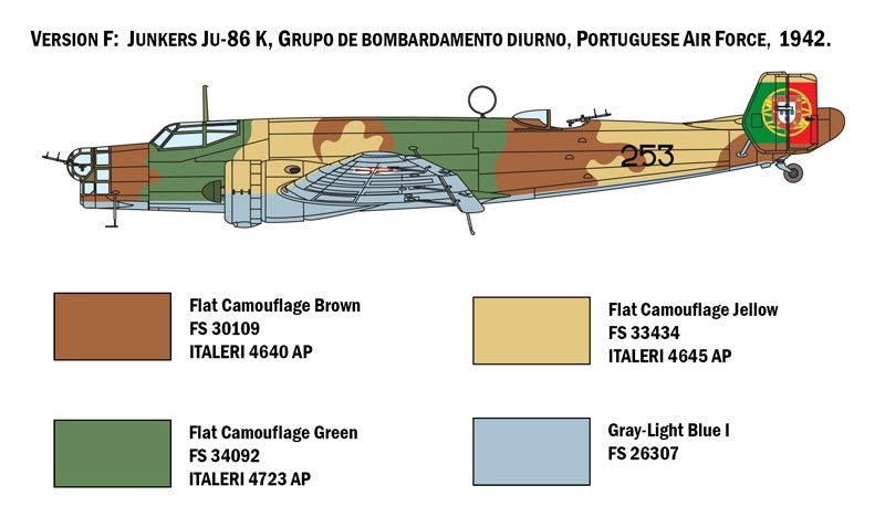 Italeri 1391 JU 86 E1/E2 1/72 – immagine 8