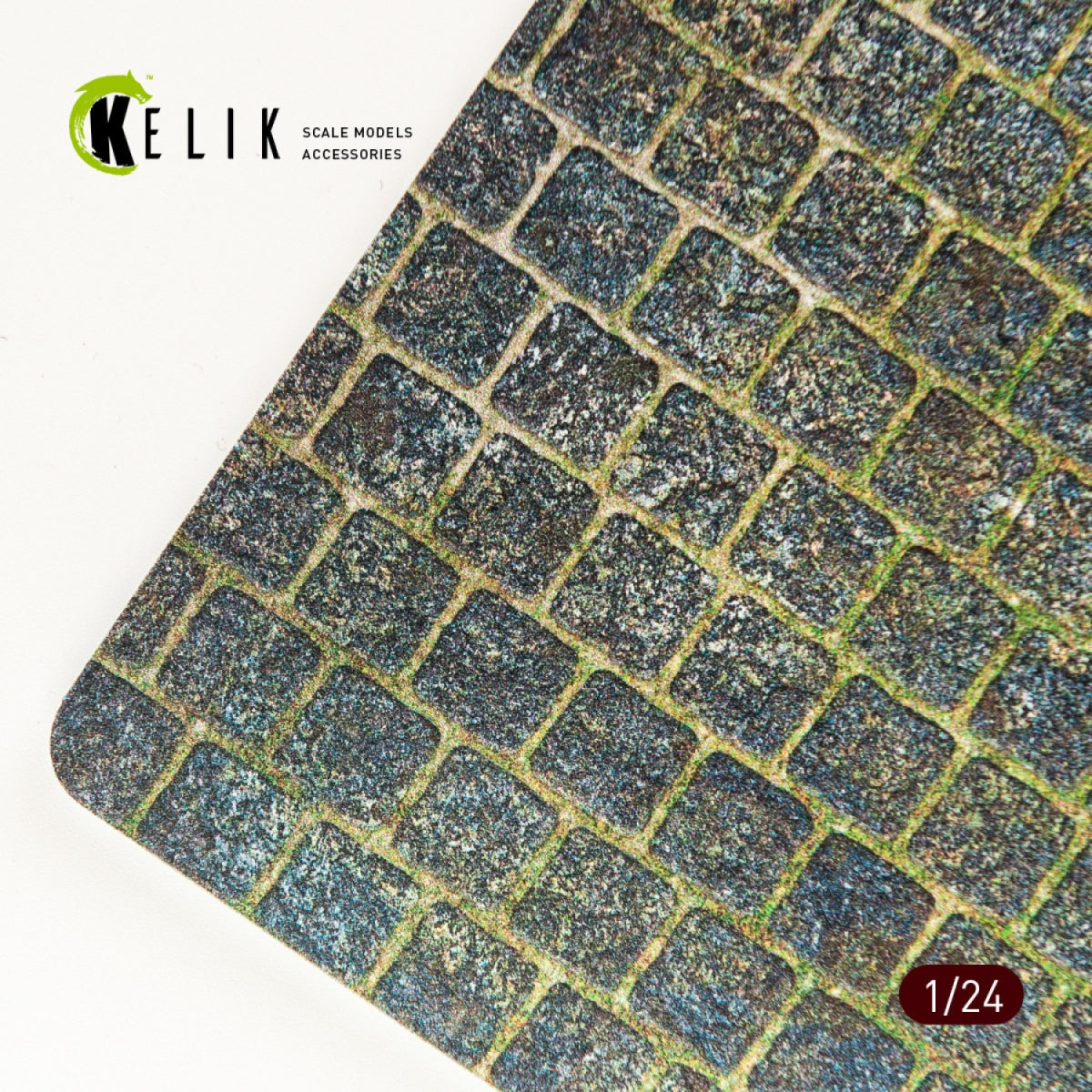 KELIK KS24011 Route pavée années 1910-1930 - Socle en acrylique 3 mm (280 x 180 mm) (170 g) (210 g) 1/24 – image 3