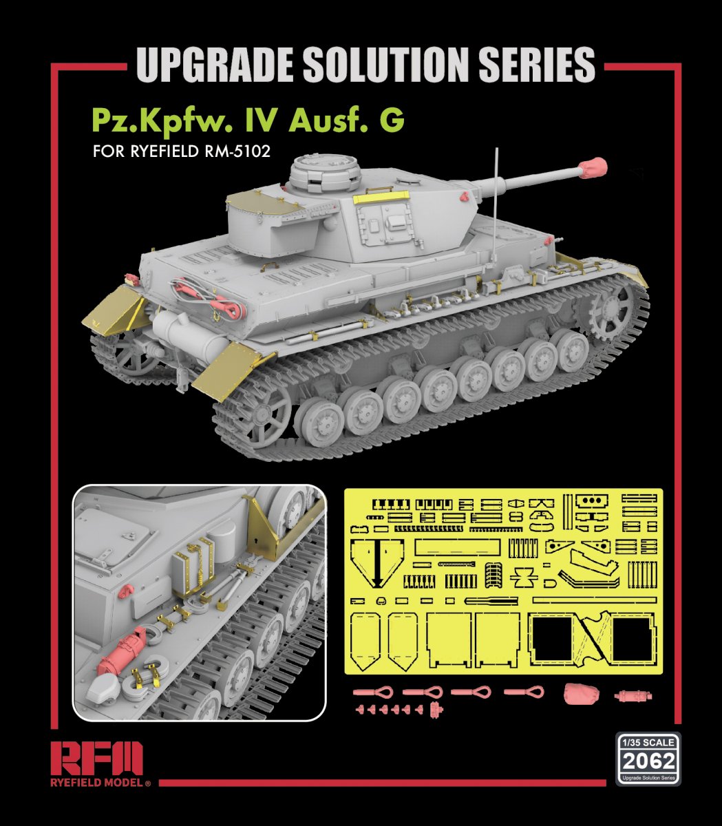 Rye Field Model 2062 Pz.Kpfw. IV Ausf. G for RFM 5102 - Upgrade Solution 1/35 – Bild 2
