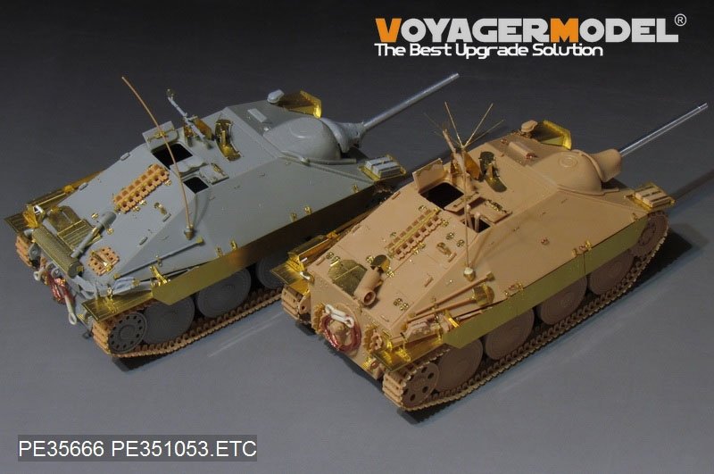 Maquette Voyager PE351053B Chasseur de chars allemand Sd.Kfz.138/2 Hetzer, version tardive (la version B inclut le canon), pour maquettes ACADMY 13230/13277 au 1/35 – image 20