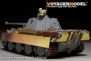 Voyager Model PE35870 WWII German Panther II Prototype Design Plan basic for AMUSING HOBBY 1/35 – immagine 10
