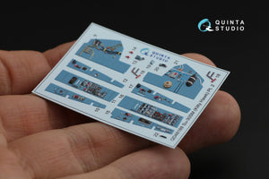 Quinta Studio QD48188 Su-30SM 3D-Printed coloured Interior on decal paper (for KittyHawk kit) 1/48 – imagen 6
