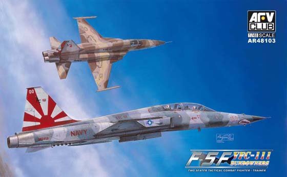 AFV Club AR48103 F-5F Tiger II (nez de requin) VFC-111 Sundowners (1/48)