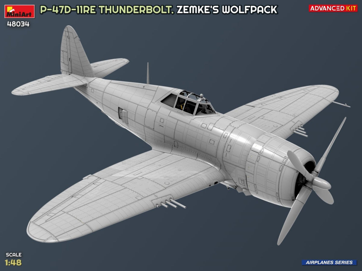 MiniArt 48034 P-47D-11RE Thunderbolt. Zemke&amp;#39;s Wolfpack. Advanced Kit 1/48 – image 7