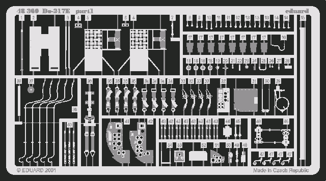 Eduard 48360 Do 217E 1/48 (MONOGRAM, REVELL) – immagine 2