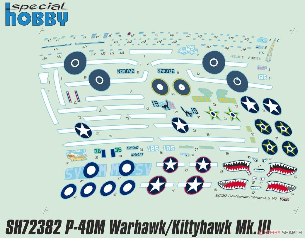 Special Hobby 72382 P-40M Warhawk / Kittyhawk Mk.III 1/72 – imagen 8