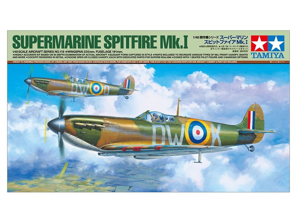 Tamiya 61119 Supermarine Spitfire Mk.I 1/48 – immagine 2