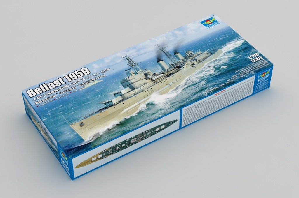 Trumpeter 06702 HMS Belfast 1959 1/700 – immagine 2