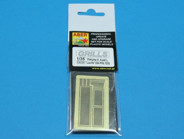 Aber 35G09 Grilles for german tank Pz.Kpfw. II, Ausf.L Luchs (SD.Kfz.123) 1/35 – Bild 4