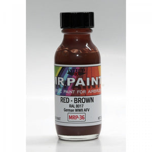 Peinture MR. Paint MRP-036 Rouge Brun RAL 8017 Véhicule blindé allemand de la Seconde Guerre mondiale 30 ml – image 2