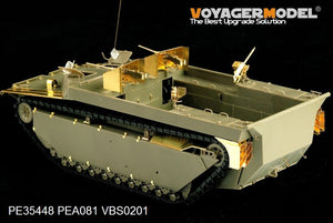 Maquette Voyager PE35448 WWII US LVT-4 Water Buffalo Landing Vehicle Chenillé de base pour AFV CLUB 35205 1/35  – image 3