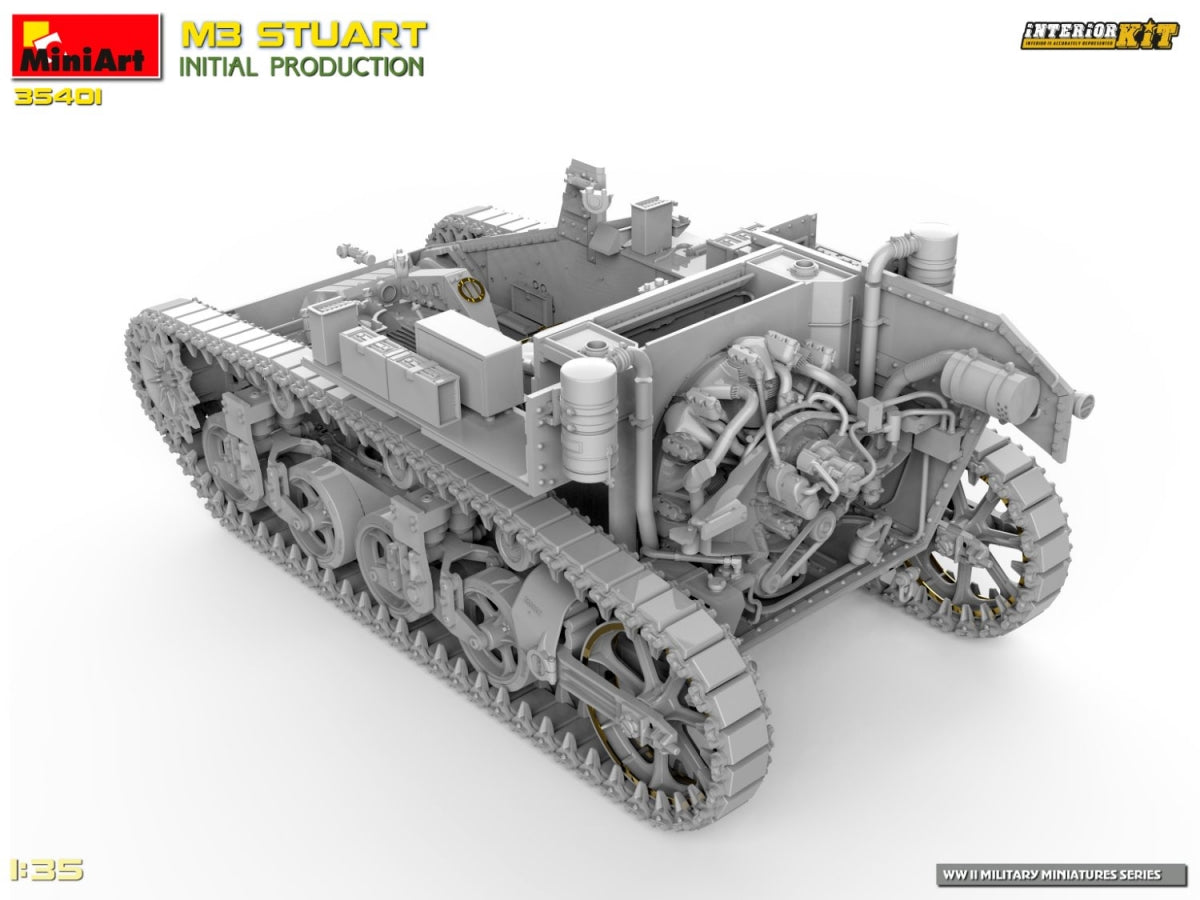 MiniArt 35401 M3 STUART INITIAL PRODUCTION 1/35 – image 9