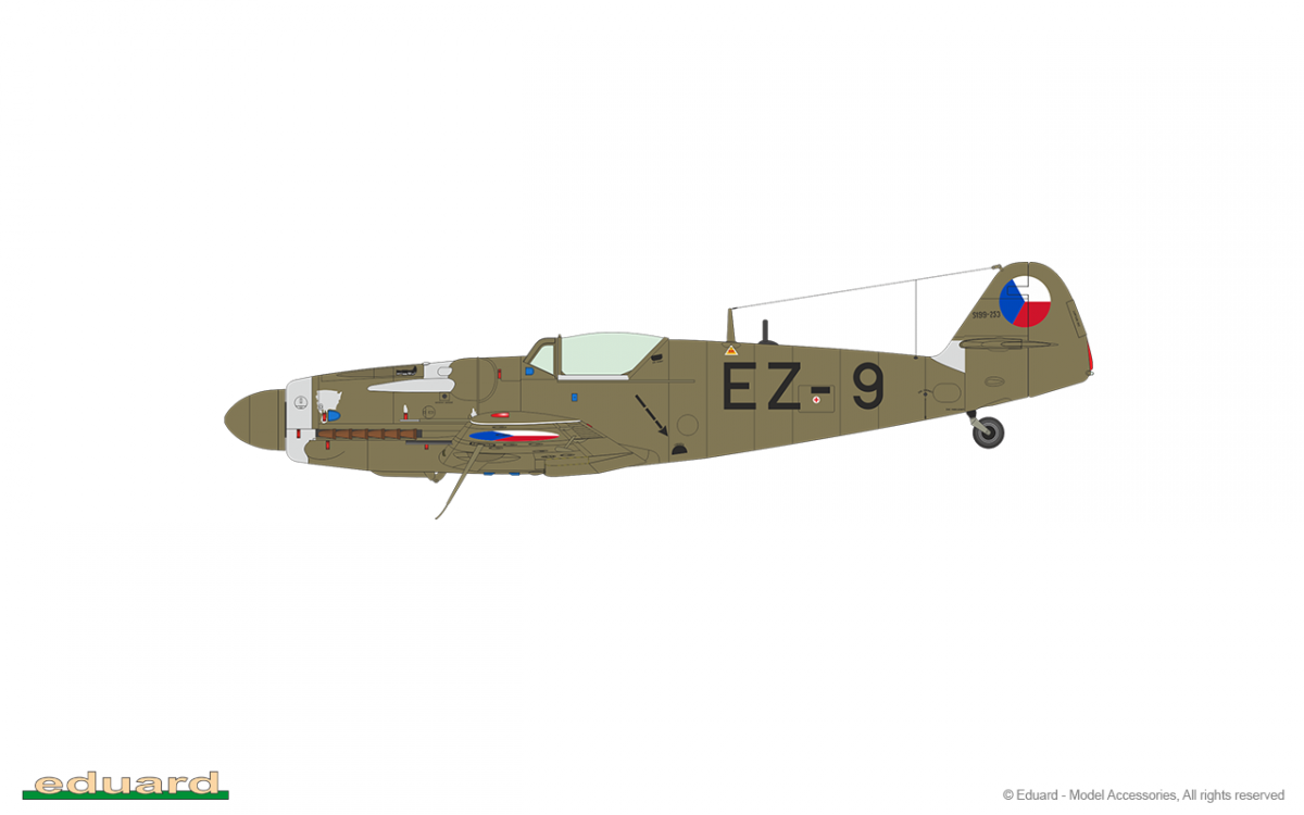 Eduard 70151 Avia S-199 bubble canopy 1/72 – immagine 12