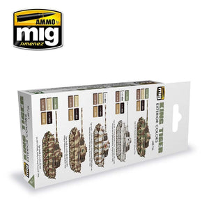 Ammo of Mig Jimenez 7166 KING TIGER EXTERIOR COLOR (SPECIAL TAKOM EDITION) VOL.2 6x17ml – zdjęcie 2