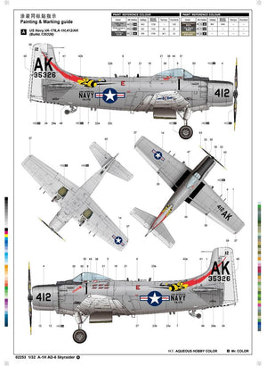 Trumpeter 02253 A-1H AD-6 Skyraider 1/32 – immagine 3
