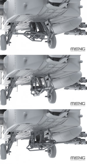Meng Model QS-005S AH-64 D Saraf - Heavy Attack Helicopter (Israeli Air Force) with Figures 1/35 – Bild 9
