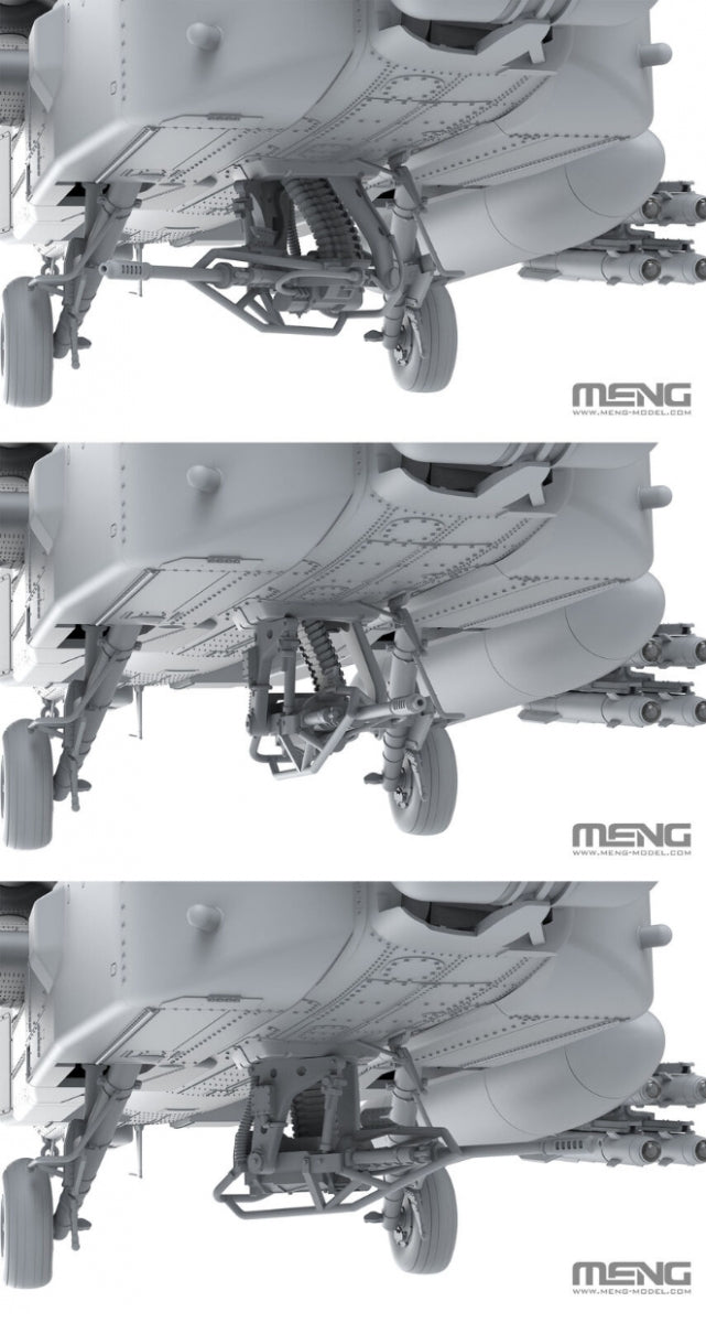 Meng Model QS-005S AH-64 D Saraf - Heavy Attack Helicopter (Israeli Air Force) with Figures 1/35 – Bild 9