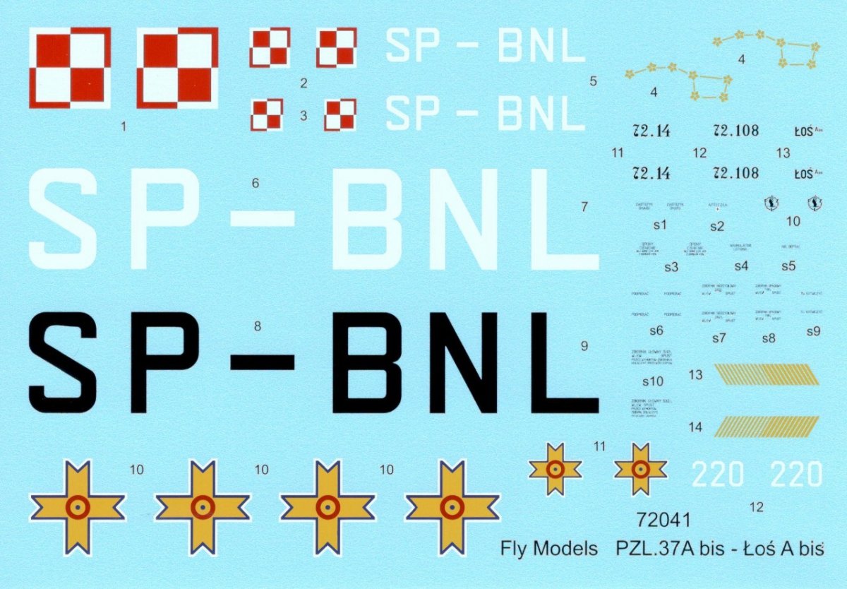 Fly 72041 PZL.37 A bis Łoś A bis 1/72 – zdjęcie 9