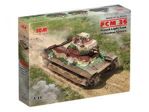 ICM 35337 FCM 36 French Light Tank in German Service 1/35 – zdjęcie 2