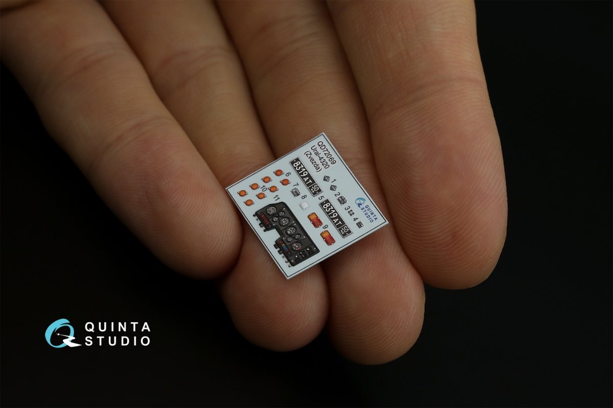Quinta Studio QD72069 Ural-4320 3D-Printed &amp;amp; coloured Interior on decal paper (Zvezda) 1/72 – Bild 2