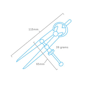 Modelcraft PDV6711-3 Divider &amp;amp; Calipers (75mm) – Bild 2